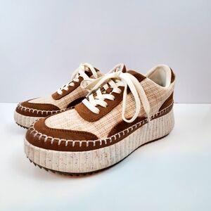 Universal Thread Brown and Cream Flats